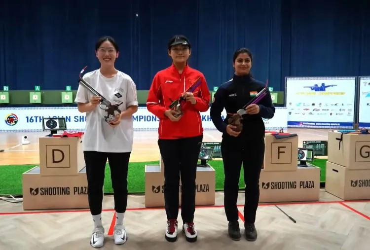 How Did Manu Bhaker Win Bronze in 10m Air Pistol at the Asian Shooting Championship?