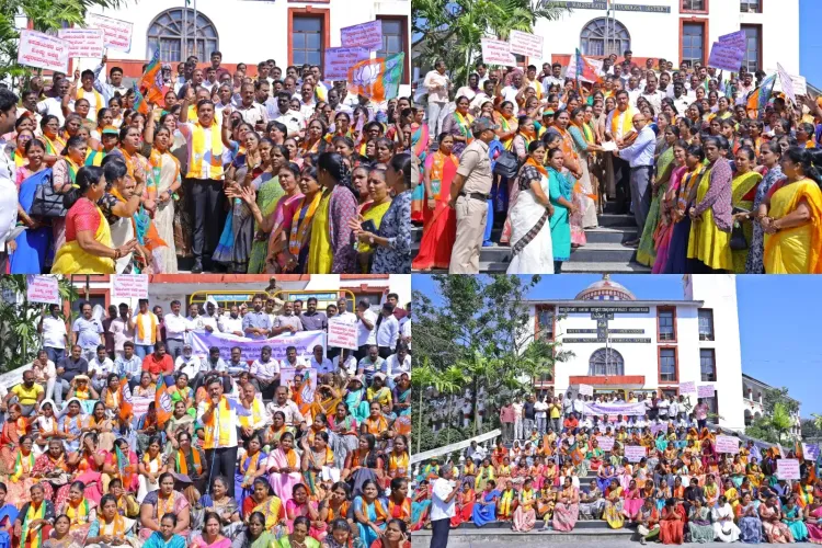 Karnataka BJP Protests Against Congress Over Maternal Deaths, Demands Rs 25 Lakh Aid for Victims' Families