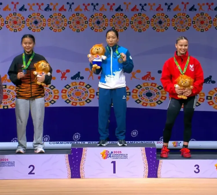 क्या मीराबाई चानू ने कॉमनवेल्थ वेटलिफ्टिंग चैंपियनशिप में स्वर्ण जीता?
