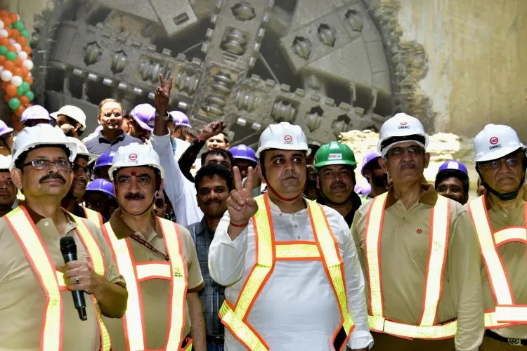 Did the Metro Golden Line Achieve a Tunnel Breakthrough at Tughlakabad?