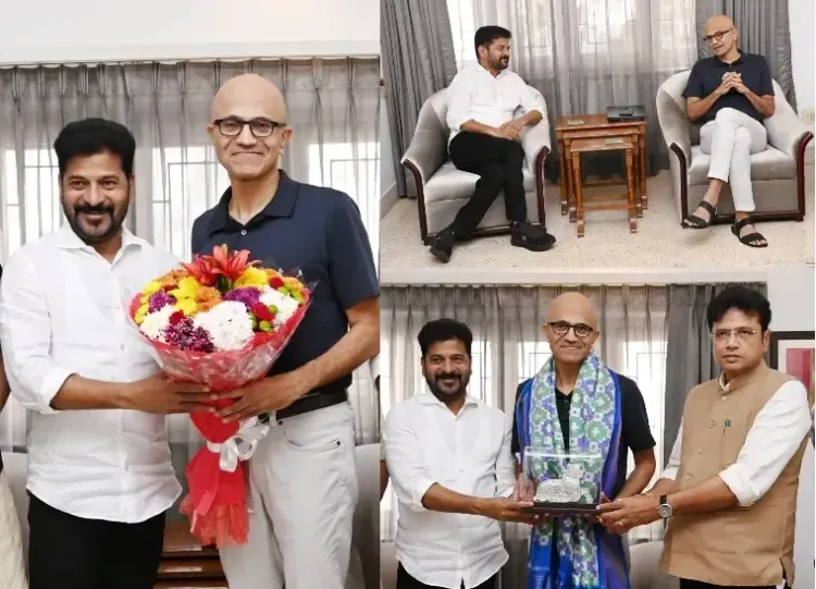 Microsoft Affirms Partnership with Telangana Initiatives: Satya Nadella
