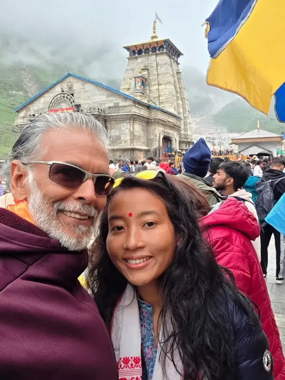 Did Milind Soman and Ankita Konwar Embark on a Beautiful Journey to Kedarnath?