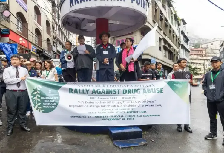 How is Mizoram’s proximity to the ‘Golden Triangle’ impacting drug trafficking?