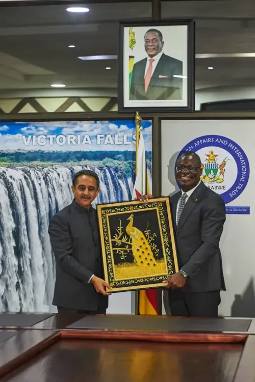 Is MoS Kirti Vardhan Singh Strengthening Ties During His Zimbabwe Visit?