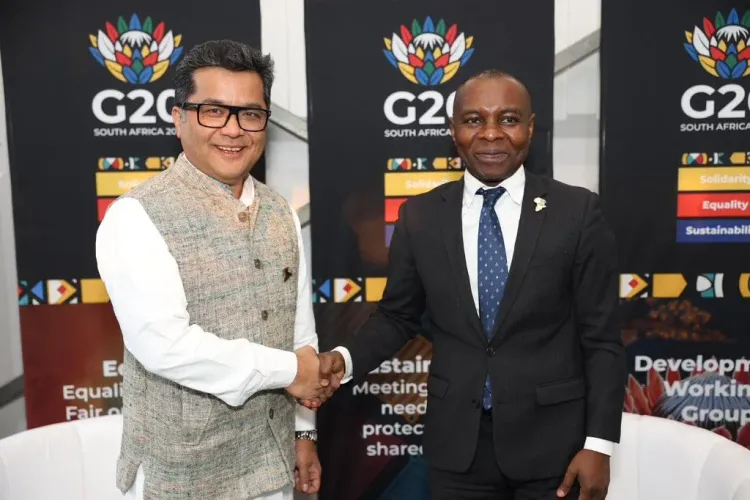 Did MoS Margherita Hold Talks with French Minister for International Partnerships at G20 DMM?