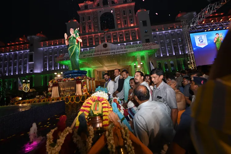 CM Revanth Reddy Celebrates the Unveiling of ‘Telangana Thalli’ Statue