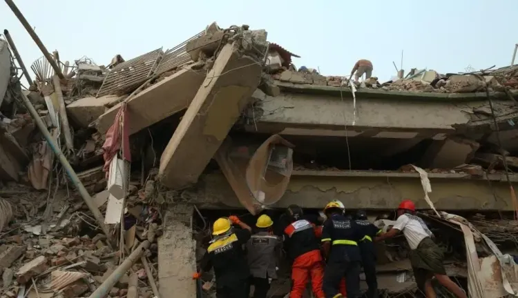 Death Toll from Myanmar Earthquake Reaches 3,763