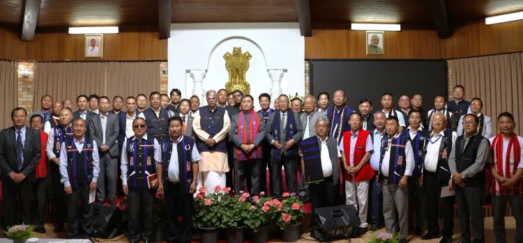 How is Nagaland Governor La Ganesan advocating for the preservation of Naga heritage and culture?