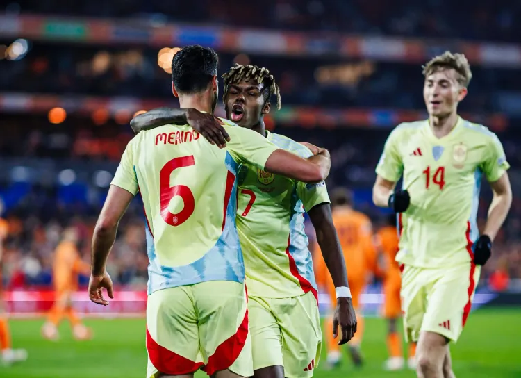 Nico Williams Shines for Spain; Germany, Denmark, and Croatia Secure Wins in Nations League