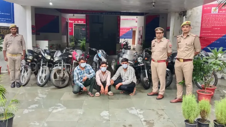 क्या नोएडा में वाहन चोरी करने वाले गिरोह का भंडाफोड़ हुआ है?