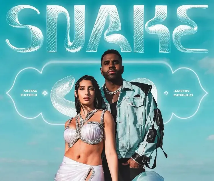Nora Fatehi Collaborates with Jason Derulo for 'Snake'