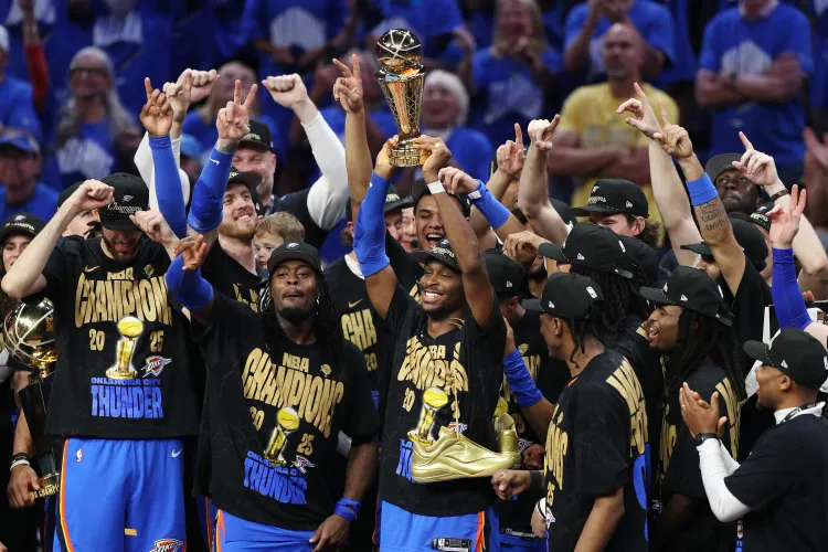 Did the Oklahoma City Thunder Triumph Over the Indiana Pacers to Claim the NBA Title?