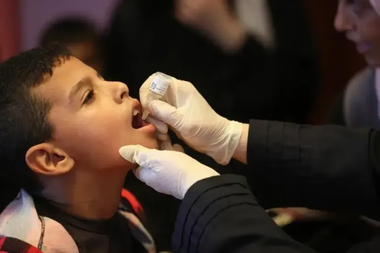 Over 454,000 Children in Gaza Immunized Against Polio in Just 2 Days: UNRWA