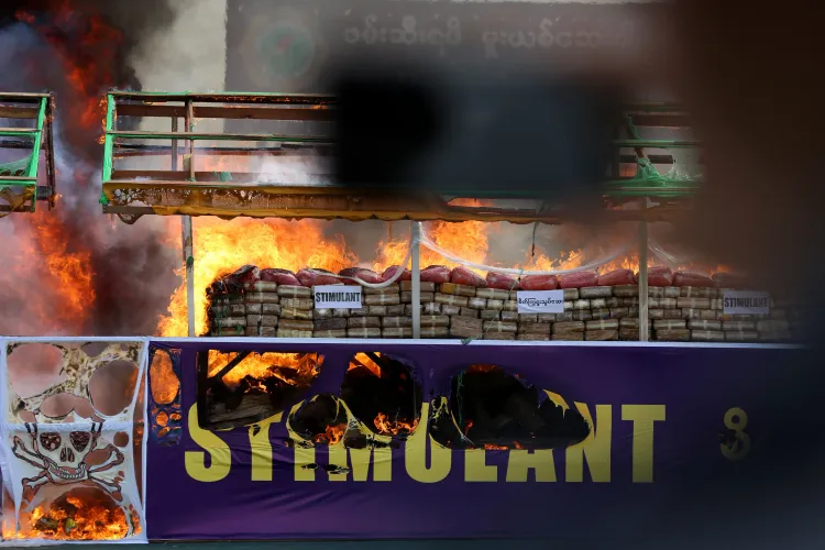 Myanmar Authorities Confiscate Over 5 Million Stimulant Tablets and 170 Kg of Narcotics