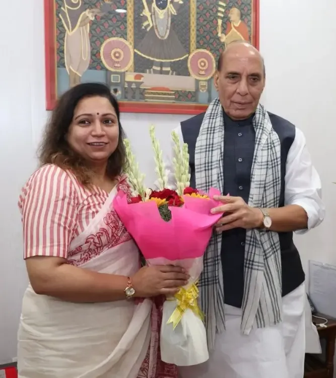 क्या पारुल सिंह ने राजनाथ सिंह से पैरा एथलेटिक्स चैंपियनशिप के लिए मुलाकात की?