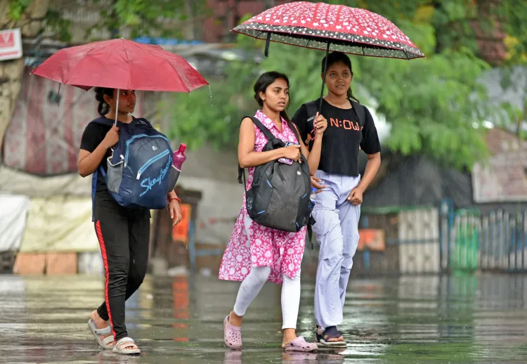 क्या पश्चिम बंगाल में मौसम विभाग ने 22 अगस्त को बारिश की संभावना जताई है?
