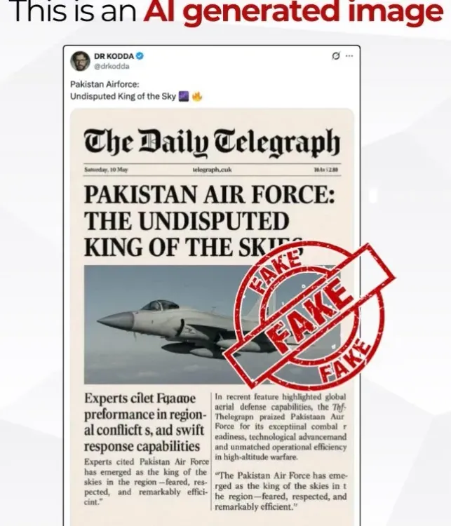 Has PIB Fact Check Debunked a Fake Daily Telegraph Report Circulated by Pakistan?