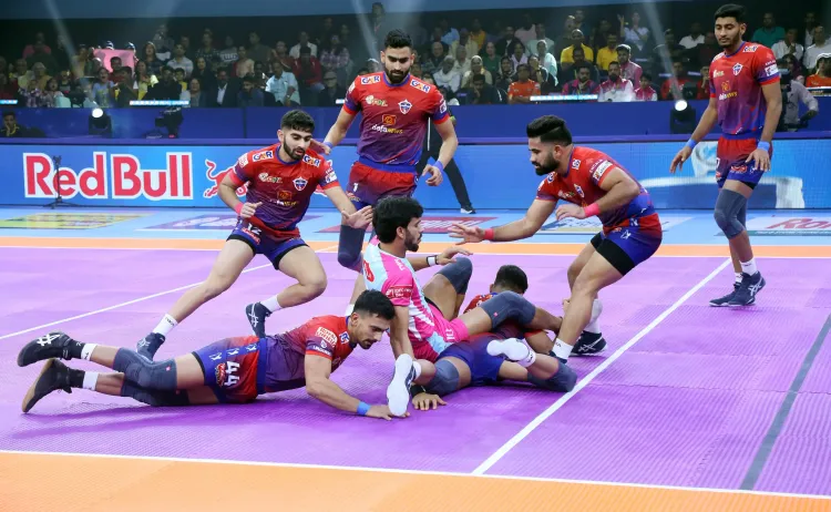 PKL 11: Bhavani Rajput Shines as UP Yoddhas Triumph Over Jaipur Pink Panthers to Secure Semifinal Spot