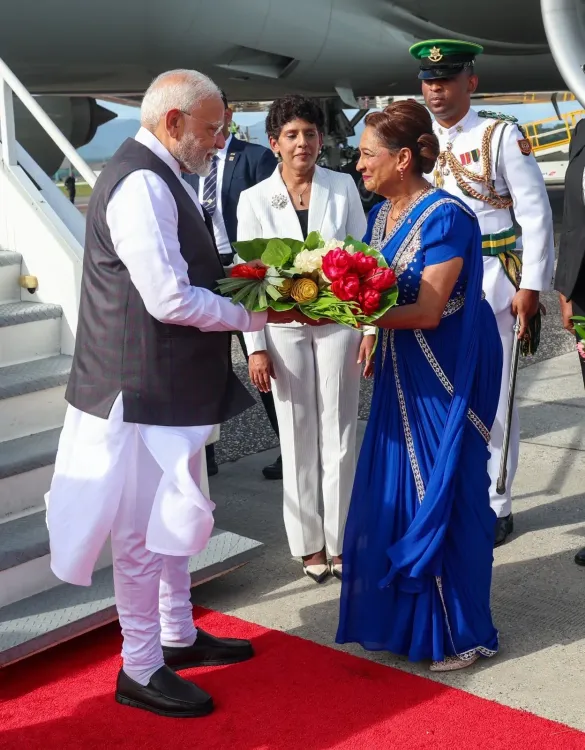 Did PM Modi Receive a Warm Welcome in Trinidad & Tobago?