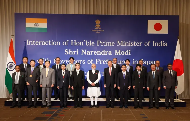 What Happened When PM Modi Met Governors of 16 Japanese Prefectures in Tokyo?