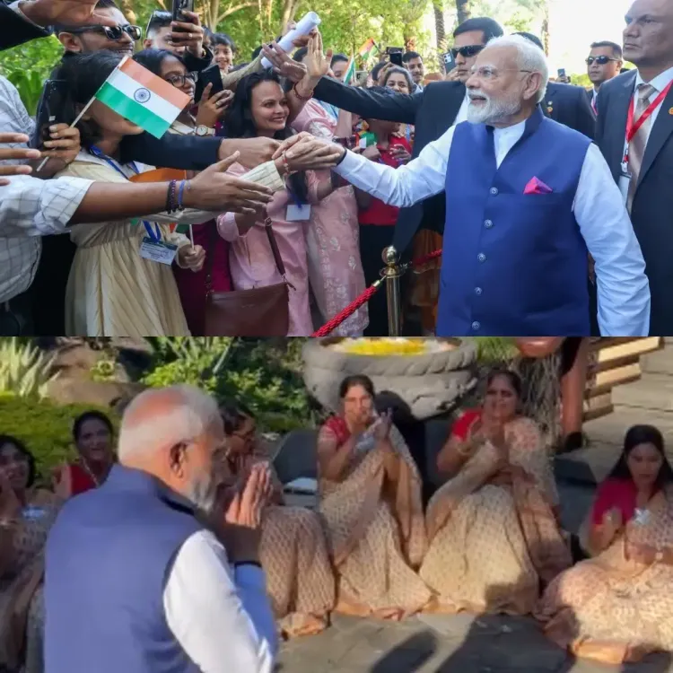 PM Modi Receives Traditional Bihari 'Geet Gawai' Welcome in Mauritius