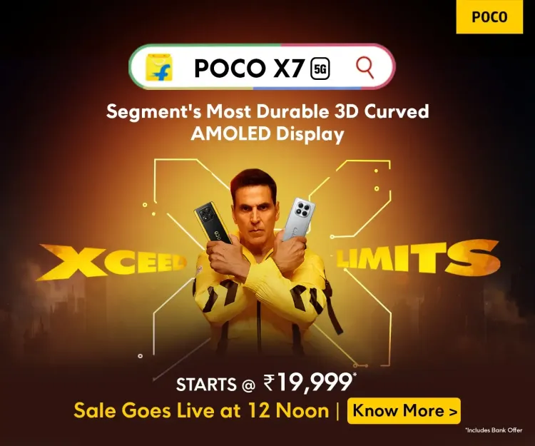 POCO Unveils X7 5G, Priced at Rs 19,999 on Flipkart