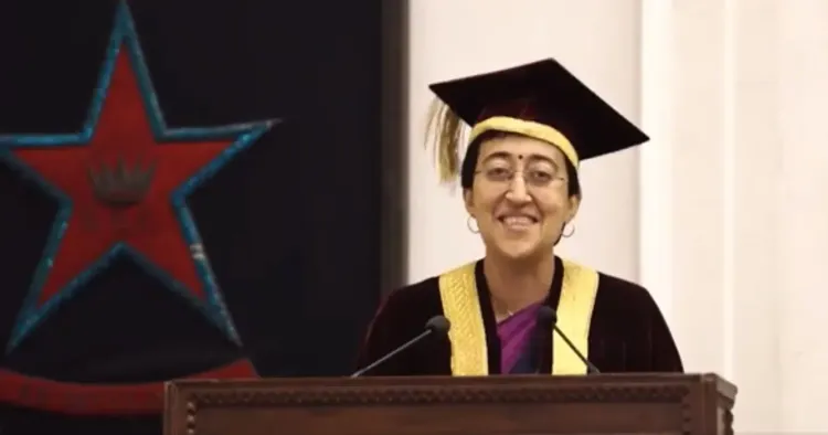 Delhi CM Atishi Reflects on Political Journey at St. Stephen’s College