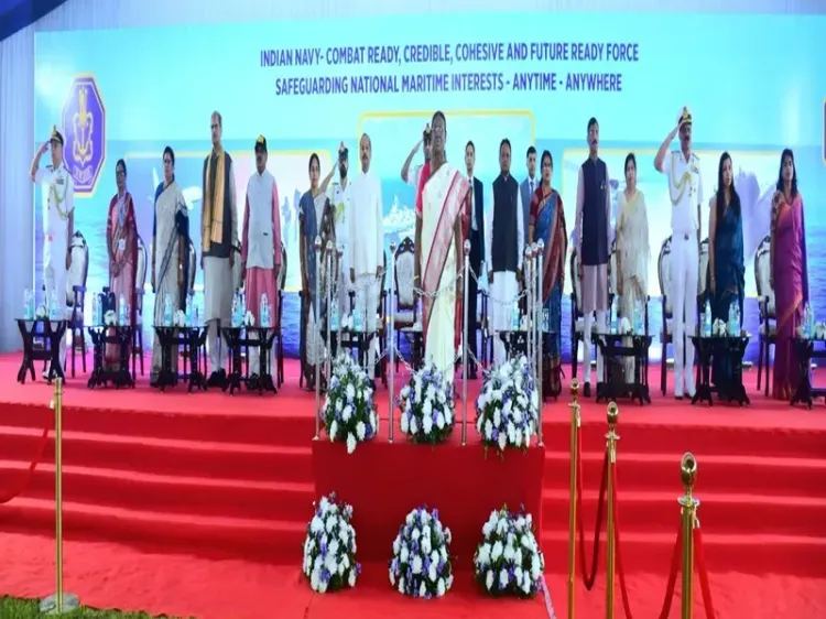 President Droupadi Murmu Celebrates Navy Day in Puri