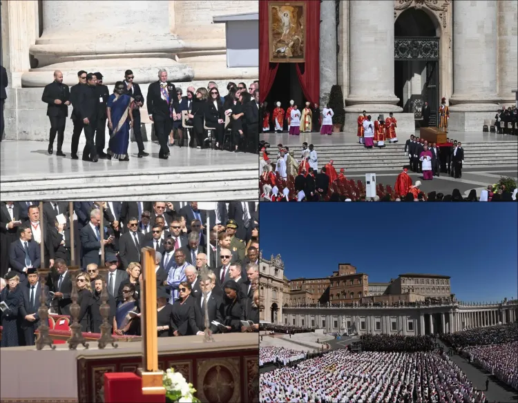 President Murmu Participates in Pope Francis' Funeral in Vatican City