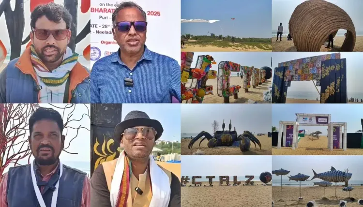 Puri Beach Festival: Art Installations Crafted from Recycled Materials Captivate Visitors