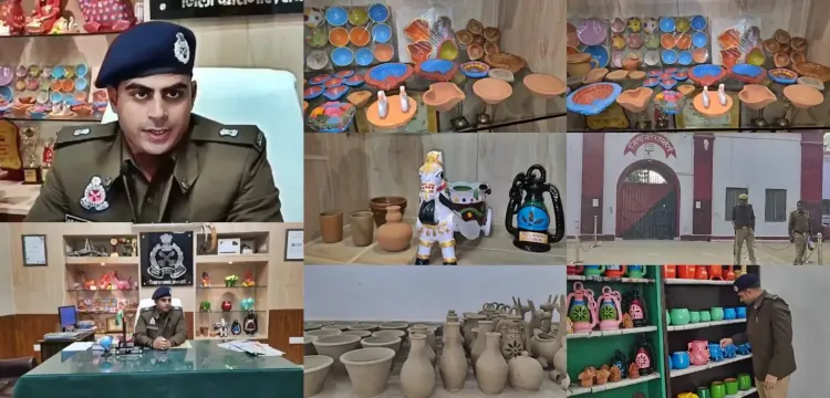 Inmates from Raebareli Jail Showcase Clay Art at Maha Kumbh 2025