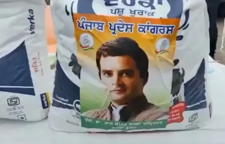 क्या राहुल गांधी की तस्वीर वाले राहत पैकेजों पर सियासत हो रही है?