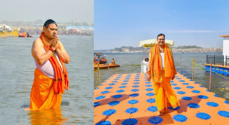 Rajasthan Chief Minister and Cabinet Members Participate in Mahakumbh Rituals