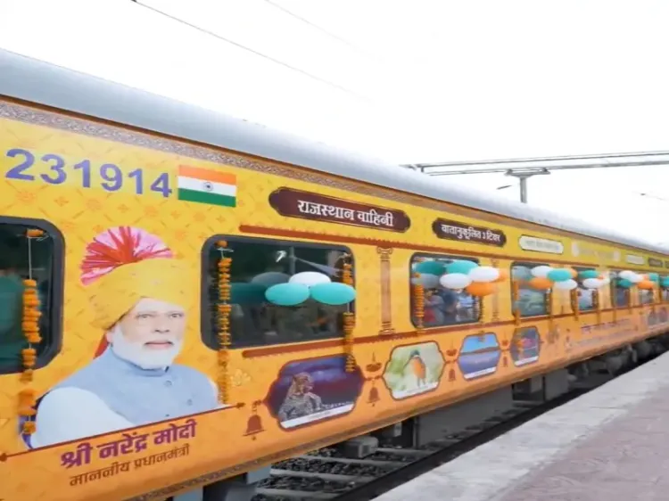What Is the Significance of the 'Rajasthan Vahini Bharat Gaurav Tourist Train' Flagged Off for Rameswaram Pilgrimage?