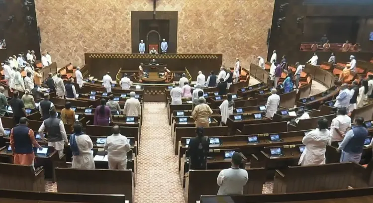 Why Was the Rajya Sabha Adjourned Until Monday?