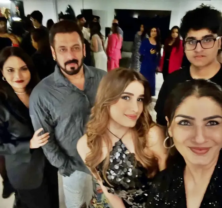 Raveena Tandon Reminisces About Special Moments with Salman Khan as 2025 Begins