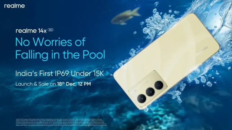 realme 14x Redefines Durability with First IP69 Rating Under ₹15,000