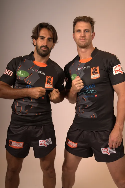 Who are the co-captains of Bengaluru Bravehearts in Rugby Premier League?