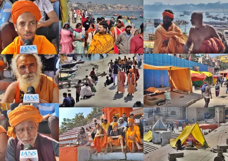 Saints from Akharas Gather in Varanasi for Maha Shivratri Festivities