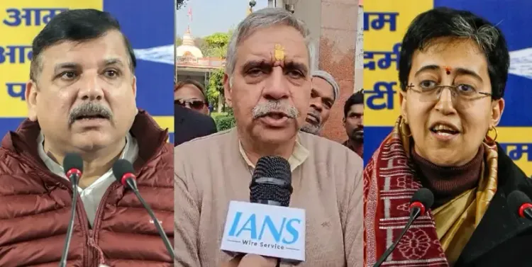 Sandeep Dikshit Initiates Legal Action Against AAP's Atishi and Sanjay Singh Over Allegations of Financial Support
