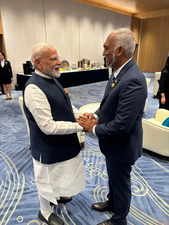 क्या प्रधानमंत्री मोदी ने एससीओ शिखर सम्मेलन में मालदीव और मिस्र के राष्ट्राध्यक्षों से मुलाकात की?