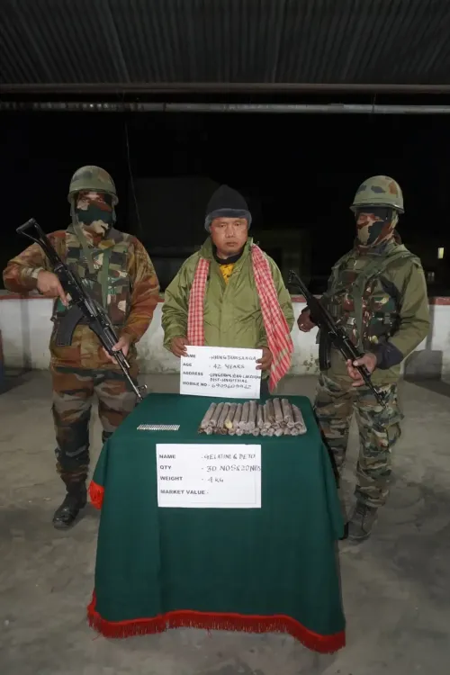 Explosives Uncovered by Security Forces in Mizoram