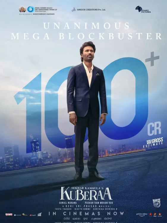 Has Sekhar Kammula's 'Kuberaa' Become a Blockbuster with Over 100 Crore Worldwide Gross?