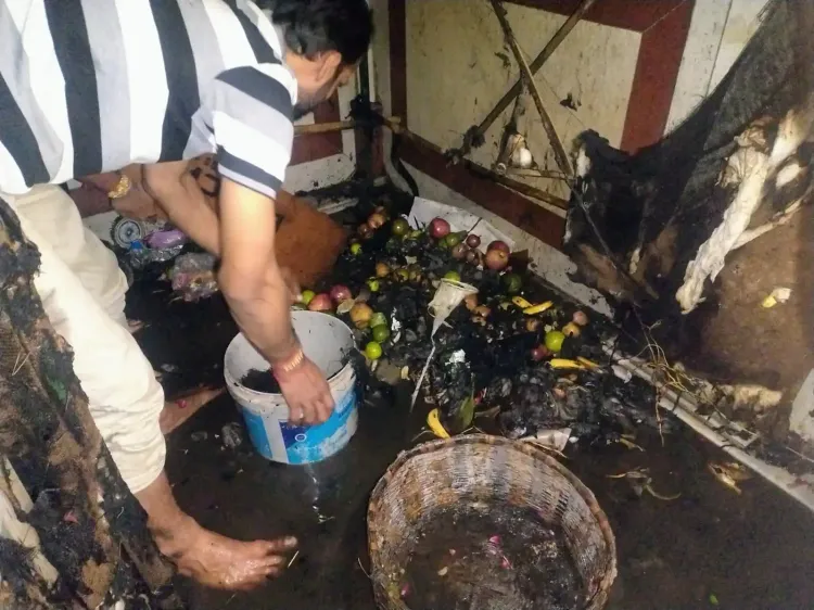 What Caused the Fire and Injuries During Shravan Purnima Aarti in a UP Temple?