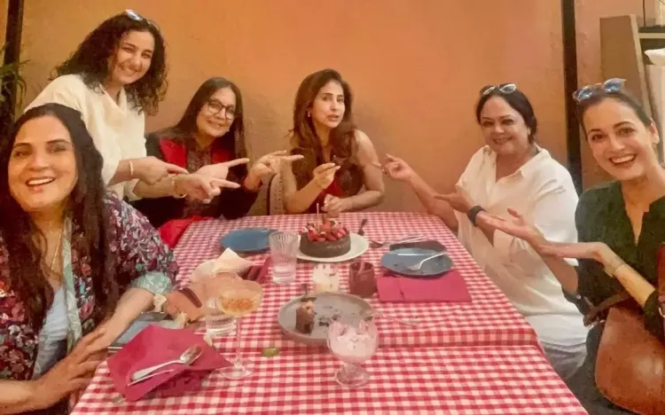 Urmila Matondkar’s Birthday Celebrated by Shabana Azmi, Divya Dutta, Richa, Dia Mirza, and Tanvi Azmi