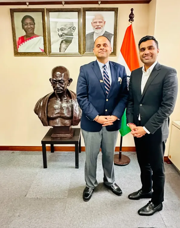 Pratik Mathur, Consul General in Shanghai, Engages with Karan Adani on Growth Opportunities