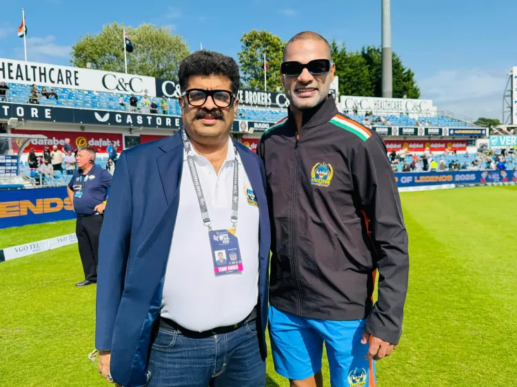Did Shikhar Dhawan Praise the India Champions' Effort in a Thrilling Match Against Australia Champions?