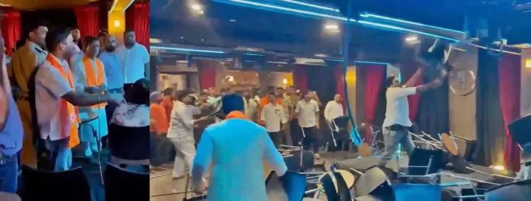 Shiv Sena Members Attack Venue of Kunal Kamra's Show