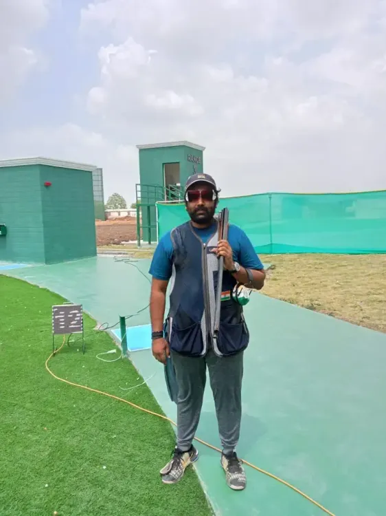 Olympians Prithviraj and Rajeshwari Advance to Trap Finals at Digvijay Singh Memorial