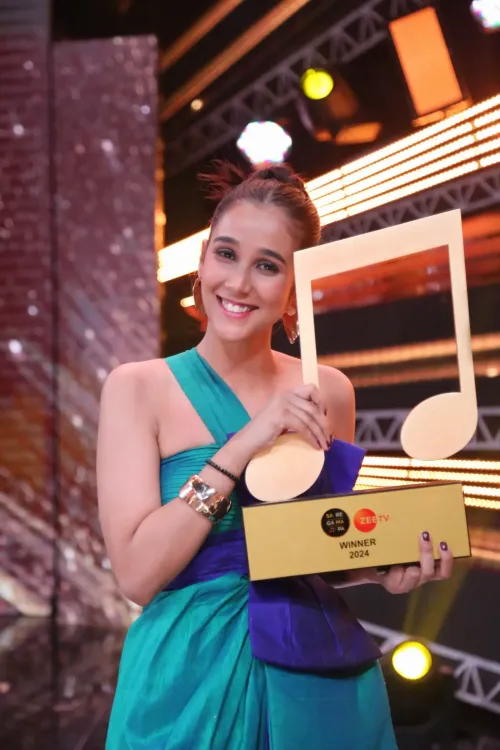 Shradha Mishra Claims Victory at 'Sa Re Ga Ma Pa!'